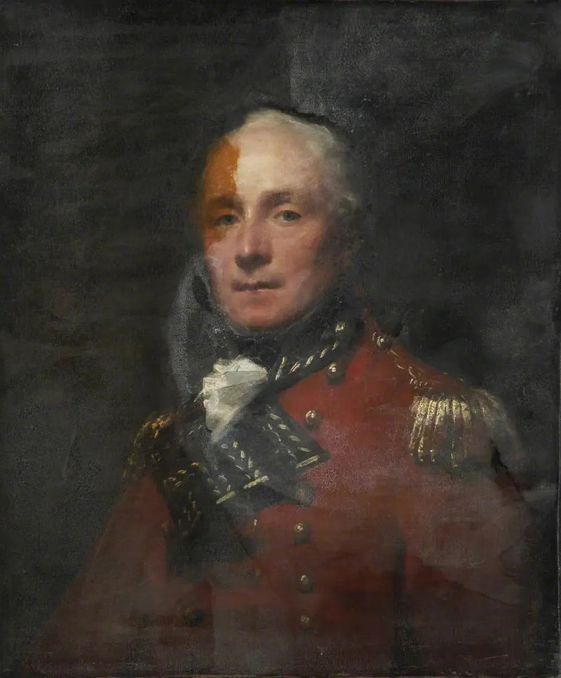 Major William Cunningham, Madrasin eurooppalainen jalkaväki - Henry Raeburn
