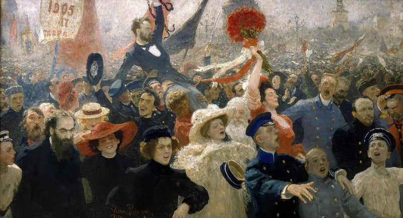 Manifestaatio 17. lokakuuta 1905 - Ilya Repin