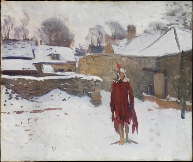 Mannekiini lumessa - John Singer Sargent
