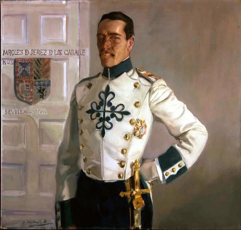 Manuel Pérez de Guzmán ja Boza Liaño Aubarede, Jerez de los Caballerosin markiisi - Joaquín Sorolla