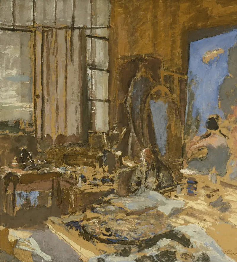 Kipsaus muotokuvasta K.X. Roussel - Édouard Vuillard
