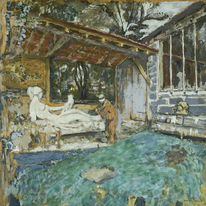 Maalausmaalaus Maillol-portraittiin - Édouard Vuillard