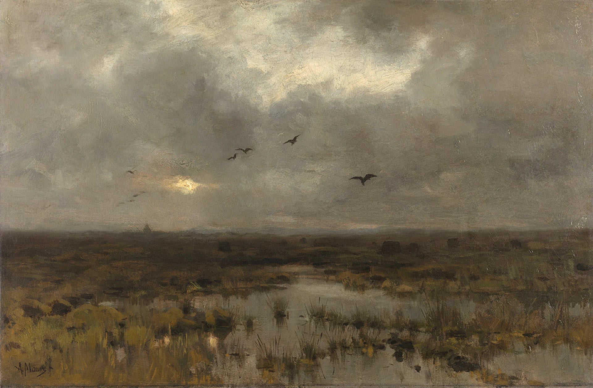 Le marais - Anton Mauve