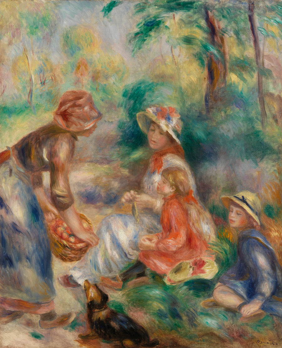 Omenamyyjä (Omenamyyjä) - Pierre-Auguste Renoir