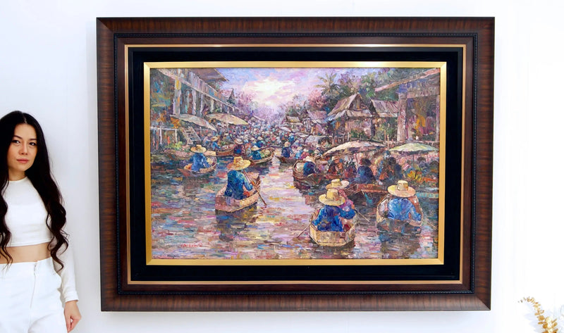 Kelluvat markkinat   | 145 x 105 cm