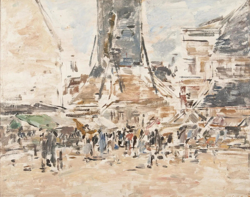 Sainte-Catherine tori Honfleur'ssa - Eugène Boudin