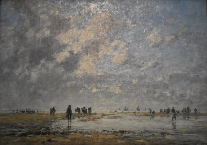 Matala vesi Étaplesissa - Eugène Boudin
