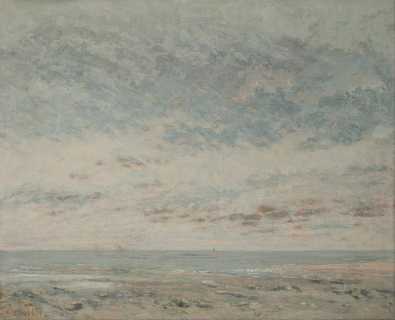 Matala tide Trouville - Gustave Courbet