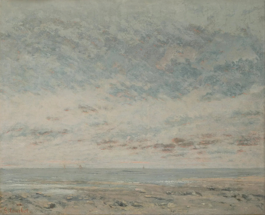 Matala tide Trouville - Gustave Courbet