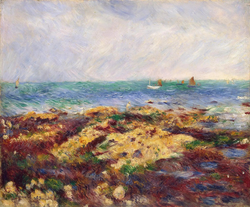Matala vesi Yportissa - Pierre-Auguste Renoir
