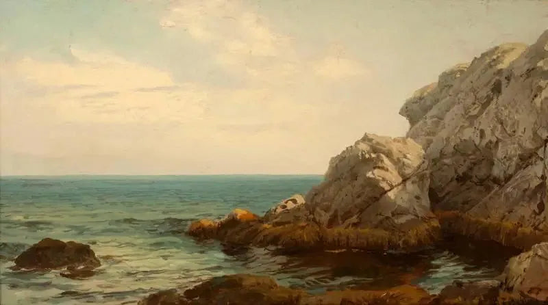 Matala tide, Newport, Rhode Island - William Trost Richards