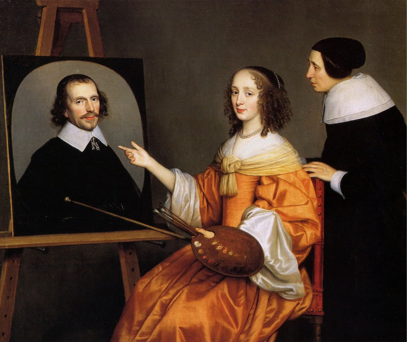 Margareta Maria de Roodere ja hänen vanhempansa, Gerard de Roodere ja Maria van Putten - Gerrit van Honthorst