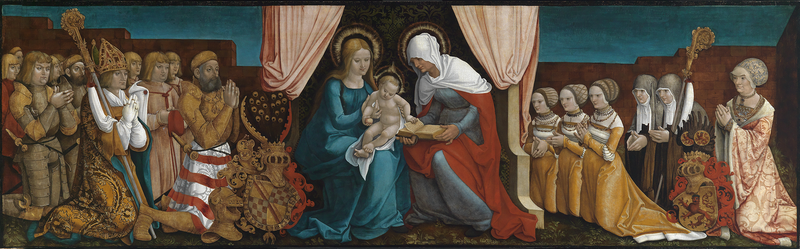 Margrave, äiti ja lapsi - Hans Baldung Grien