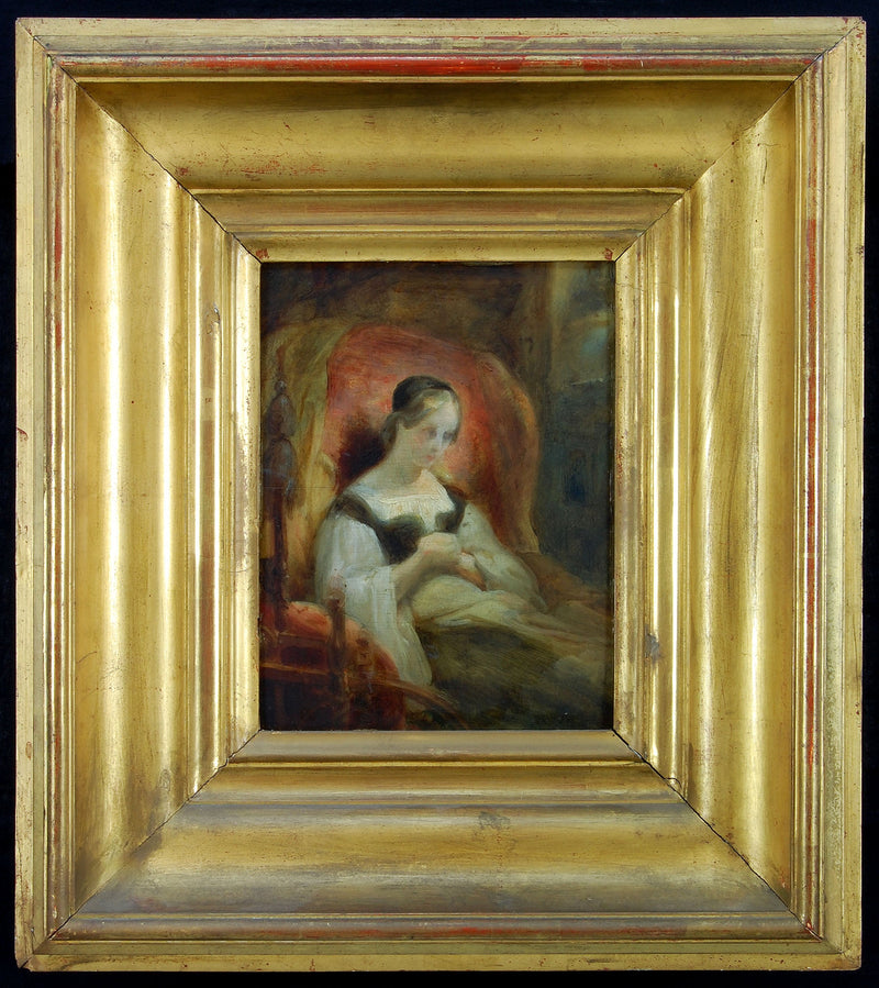 Marguerite kehrääjällä (Goethe, Faust 1, 15) - Ary Scheffer