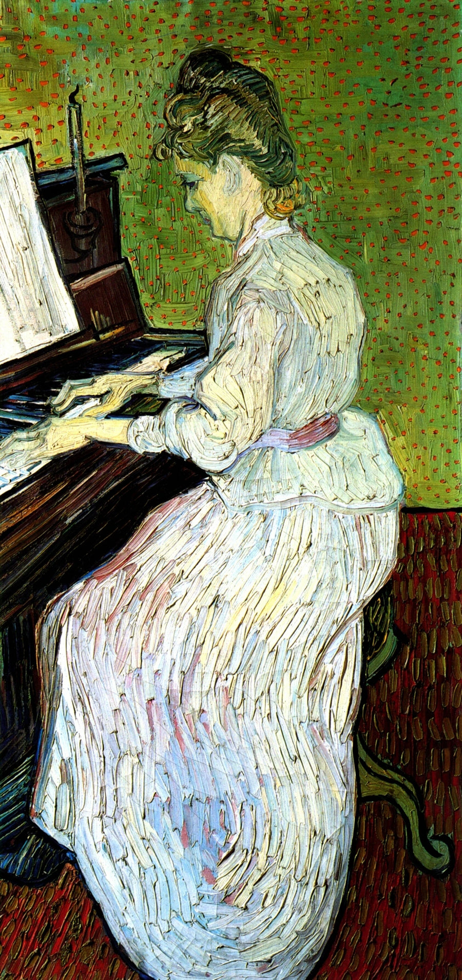 Neiti Gachet pianolla - Vincent van Gogh