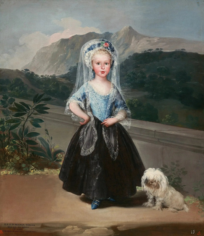 María Teresa de Borbón y Vallabriga, myöhemmin Chinchónin kreivitär - Francisco de Goya