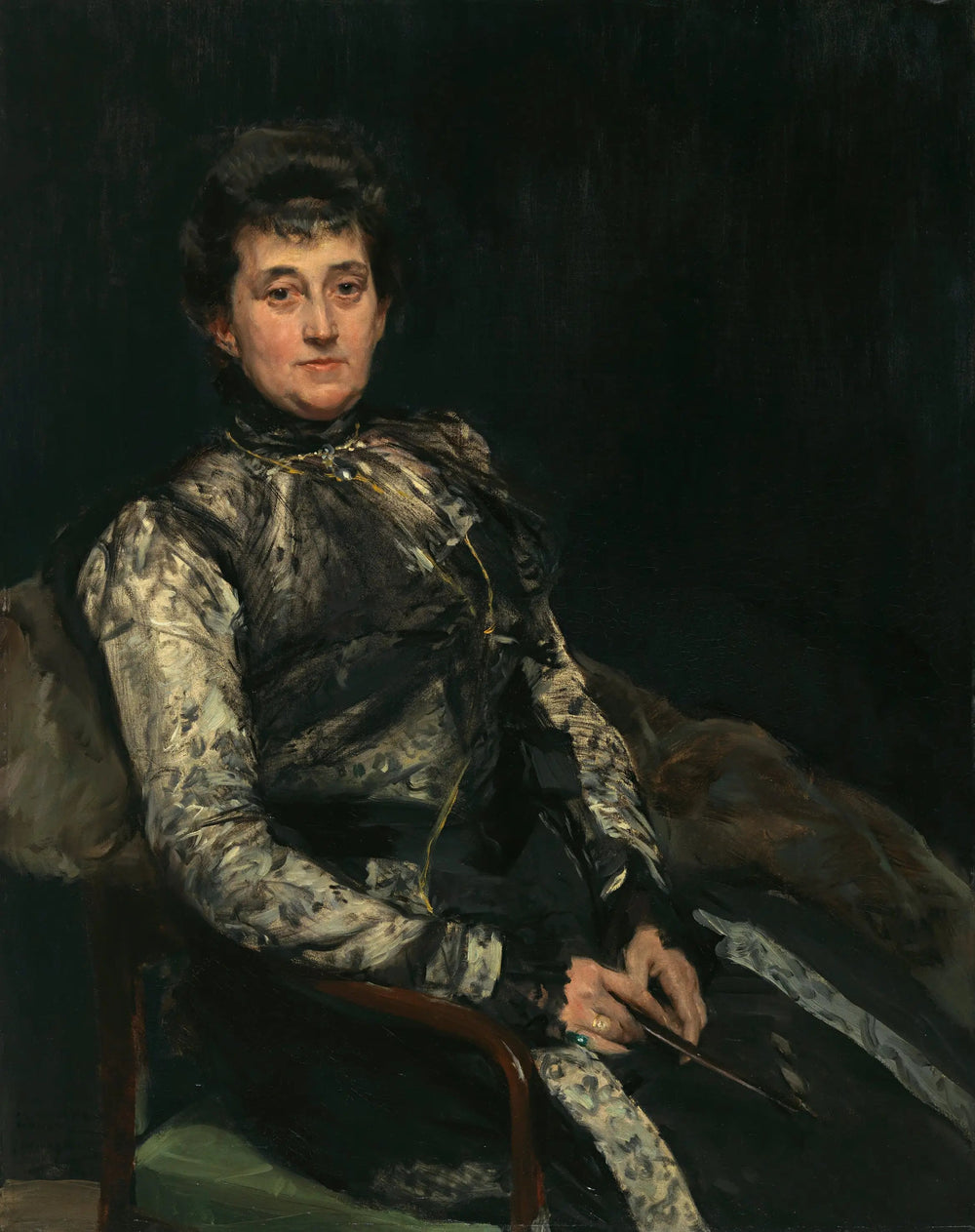 Reproduction du tableau « María Teresa Moret - Joaquín Sorolla » par Alpha Reproduction en peinture à l’huile