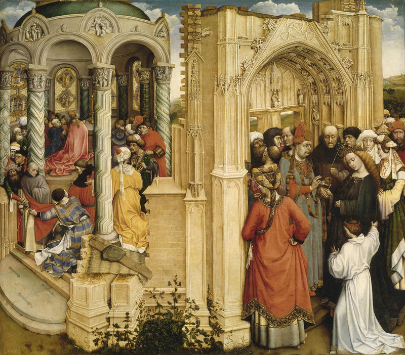 Neitsyt Marian häät - Robert Campin