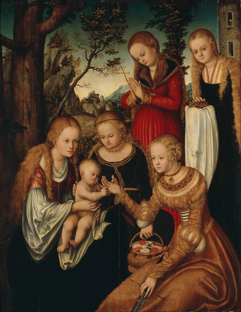 Pyhän Katariinan häät - Lucas Cranach vanhempi