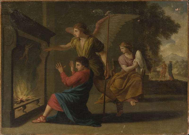 Tobias ja Sarahin häät - Eustache Le Sueur