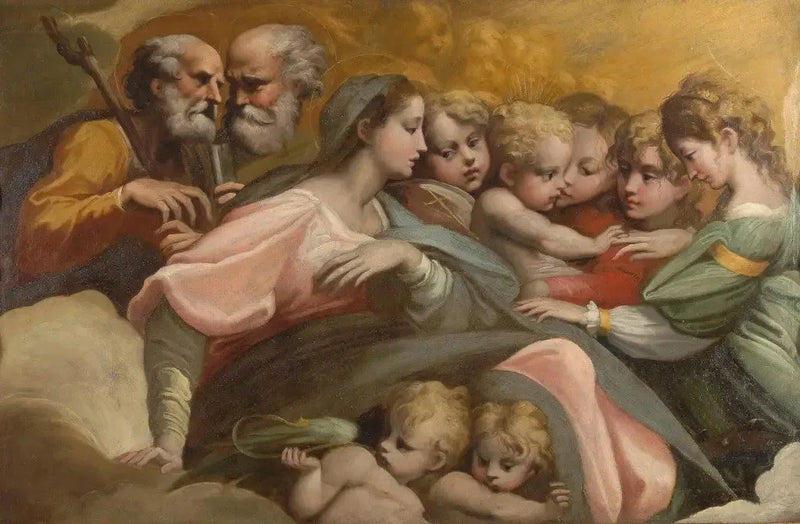 Sainte Catherine'n mystinen avioliitto - Parmigianino