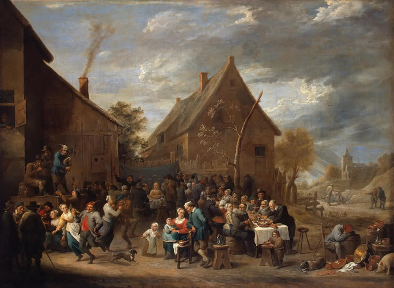 Mariage paysan - David Teniers nuorempi