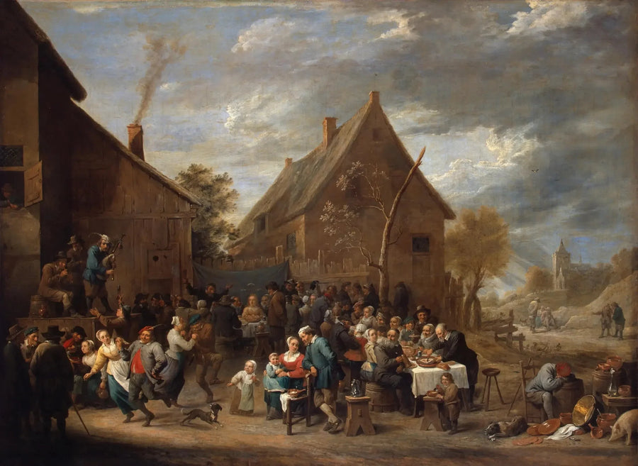 Mariage paysan - David Teniers nuorempi