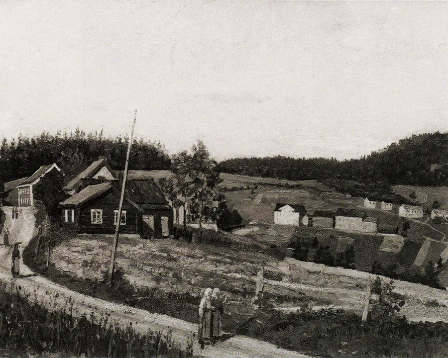 Maridalsveien Nydalenissa - Edvard Munch