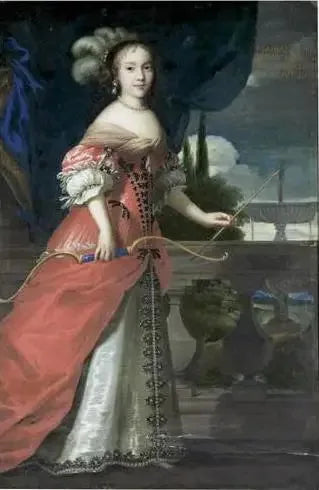 Marie Anne Mancini metsästäjänä - Juste d'Egmont