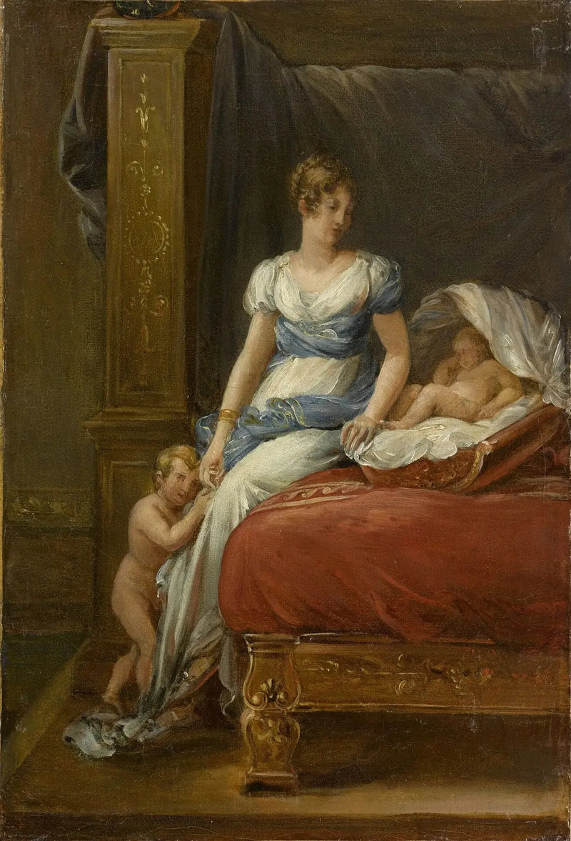 Marie-Annonciade-Caroline Bonaparte, Napolin kuningatar ja hänen lapsensa - François Gérard
