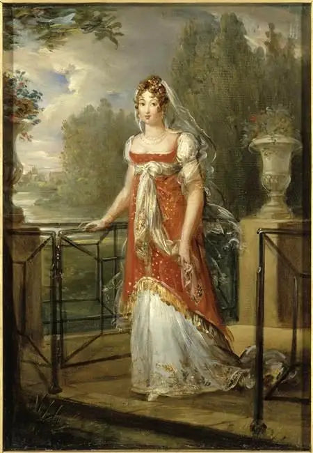 Marie-Annuciade-Caroline Bonaparte, Napolin kuningatar, Neuillyn linnassa (1782-1839) - François Gérard