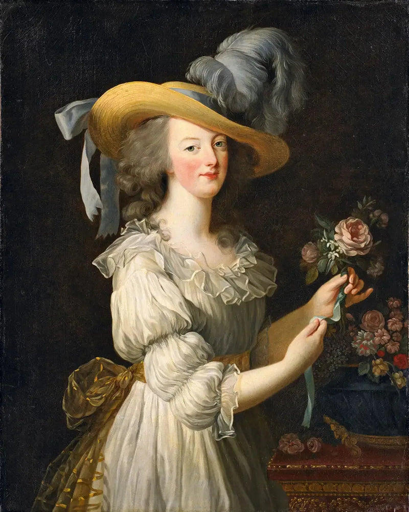 Marie-Antoinette in puvussa - Élisabeth Vigée Le Brun