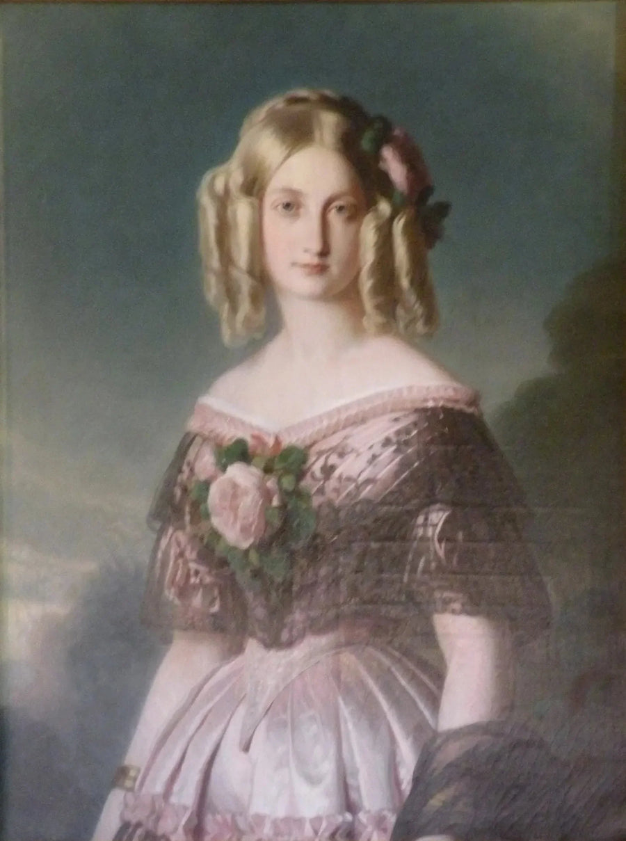 Marie-Caroline-Auguste de Bourbon-Salerne, herttuatar Aumale - Franz Xaver Winterhalter