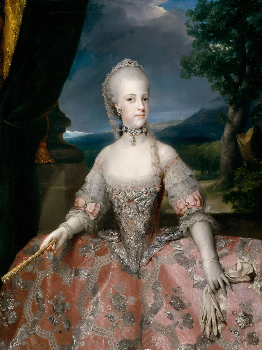 Marie-Caroline d'Autriche, Napolin kuningatar - Anton Raphael Mengs