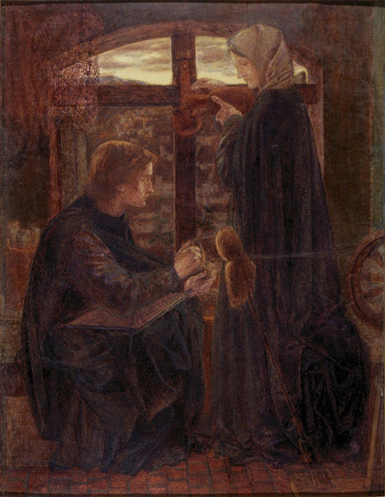 Marie Saint Jeanin talossa - Dante Gabriel Rossetti