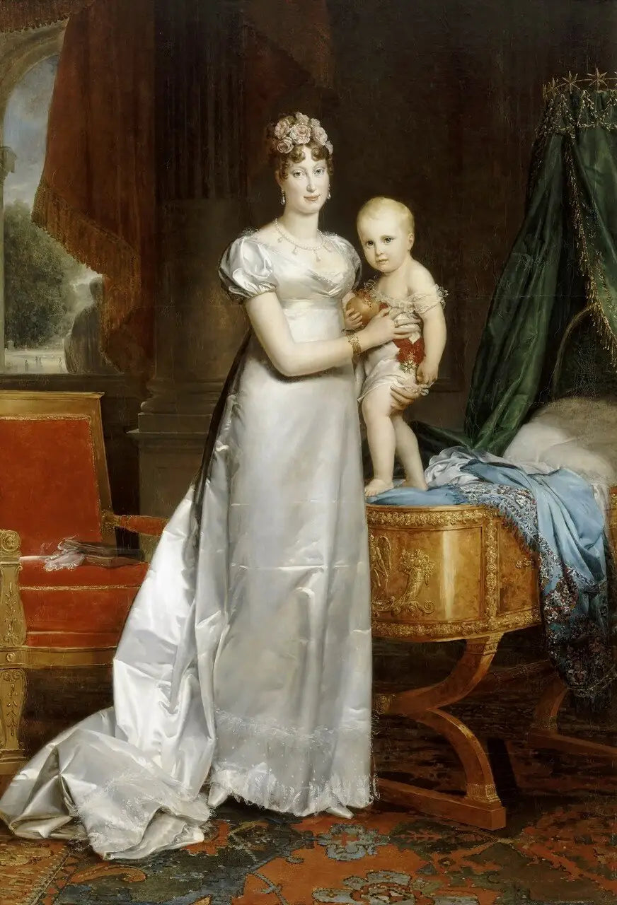 Marie-Louise, impératrice des Français et le roi de Rome - François Gérard image 3 reproduction d’œuvre d’art à l’huile