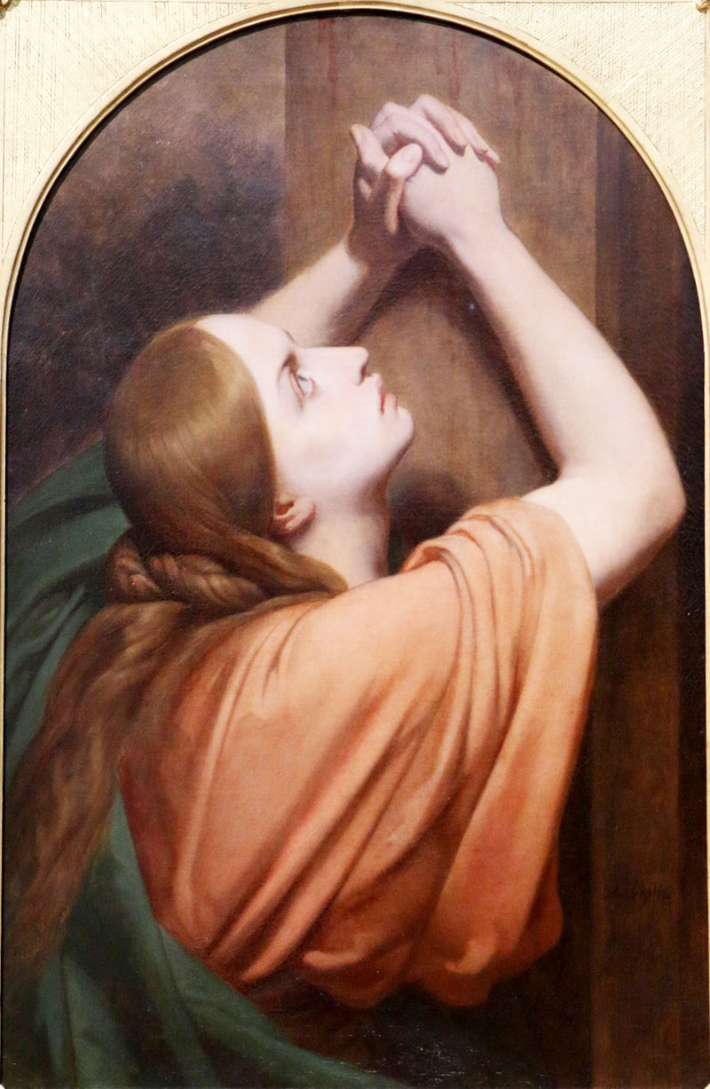 Marie-Madeleine ristiinnaulitun jalkojen juuressa - Ary Scheffer