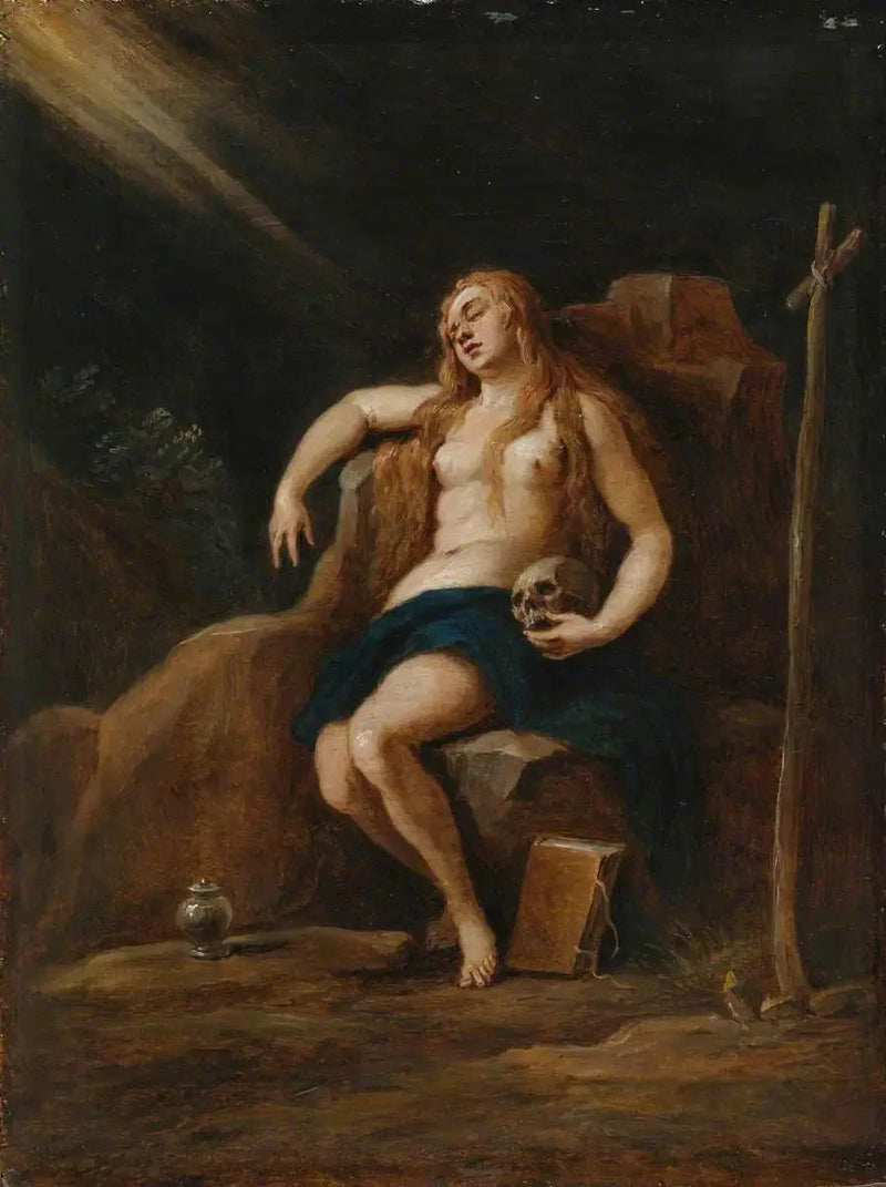 Marie-Madeleine autiomaassa (Palma il Giovane'n mukaan) - David Teniers nuorempi