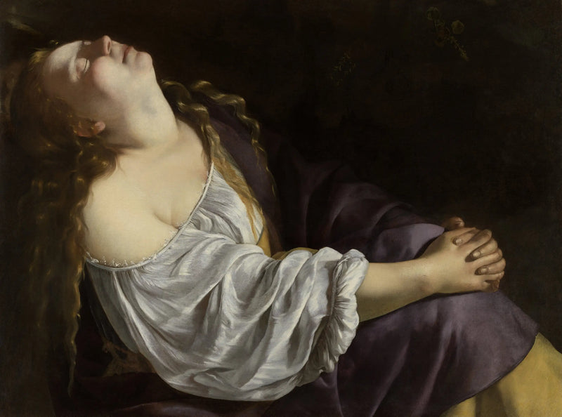 Marie-Madeleine ekstasiassa - Artemisia Gentileschi