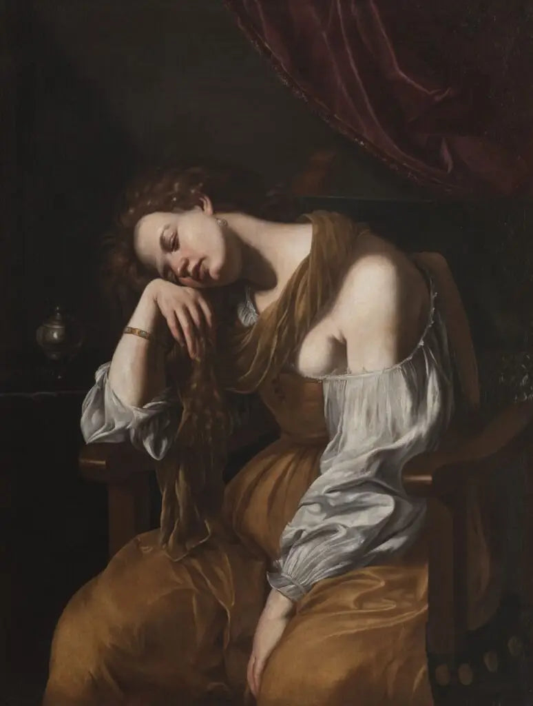 Marie-Madeleine melankoliassa - Artemisia Gentileschi