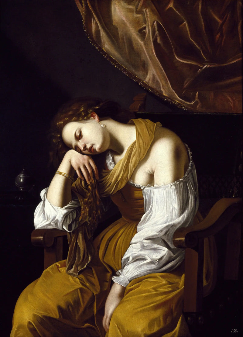 Marie-Madeleine melankoliassa - Artemisia Gentileschi