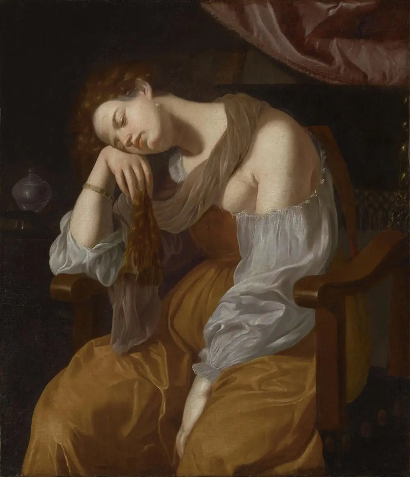 Marie Madeleine katumuksellinen - Artemisia Gentileschi