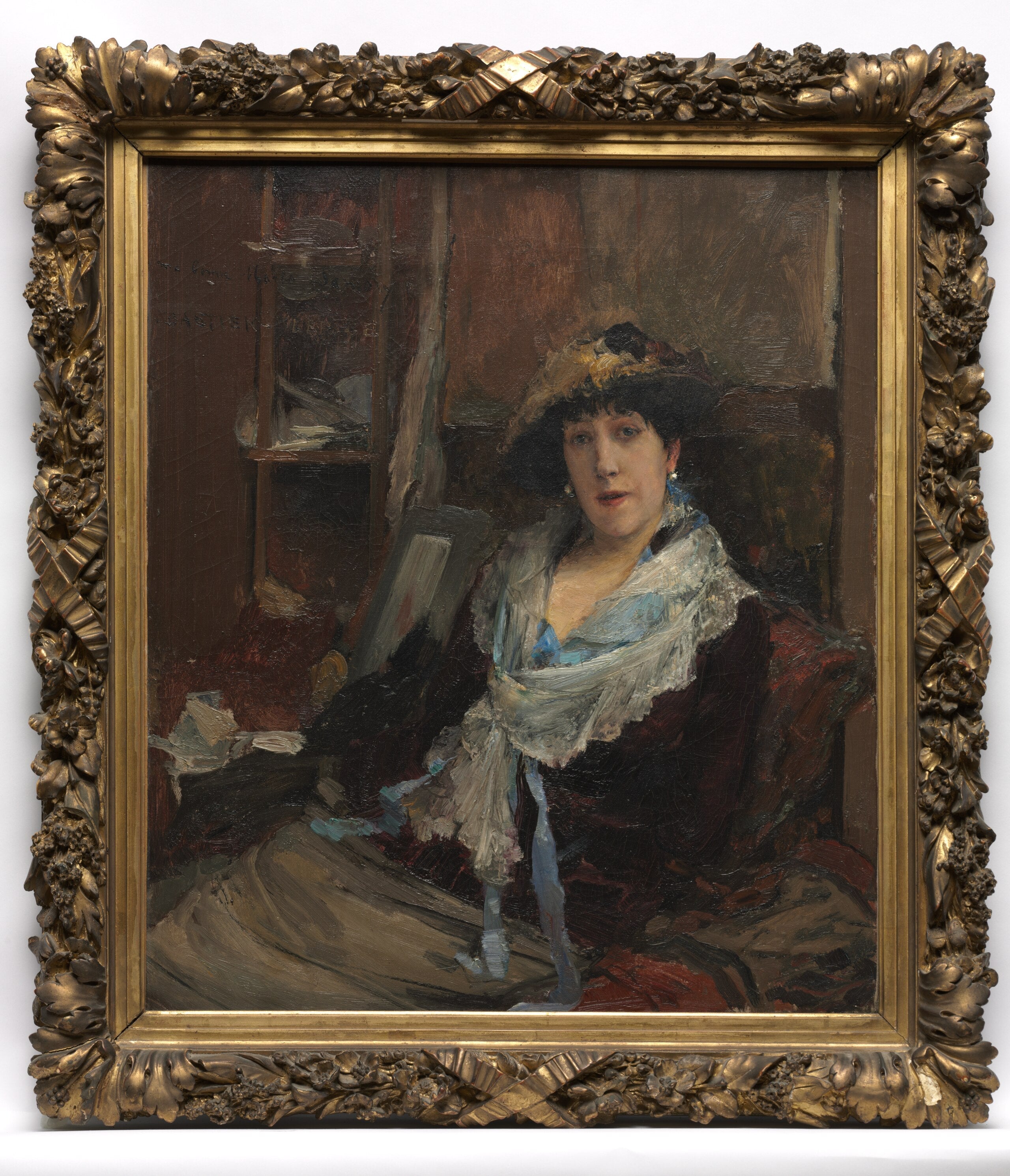Marie Samary du Théâtre de l'Odéon - Jules Bastien-Lepage image 1 tableau peint à l’huile sur toile