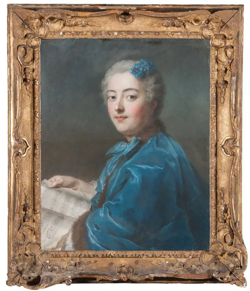 Marie-Sophie de Courcillon, Pecquigny herttuatar, Rohan prinsessa - Maurice-Quentin de La Tour