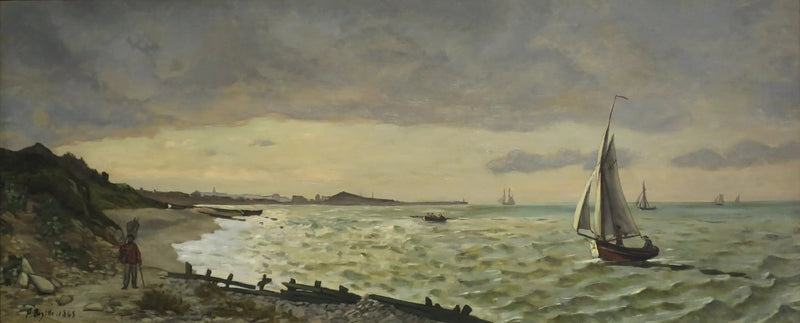 Meressä Sainte-Adresse - Frédéric Bazille