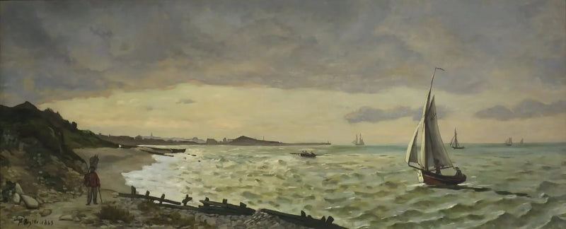 Meressä Sainte-Adresse - Frédéric Bazille