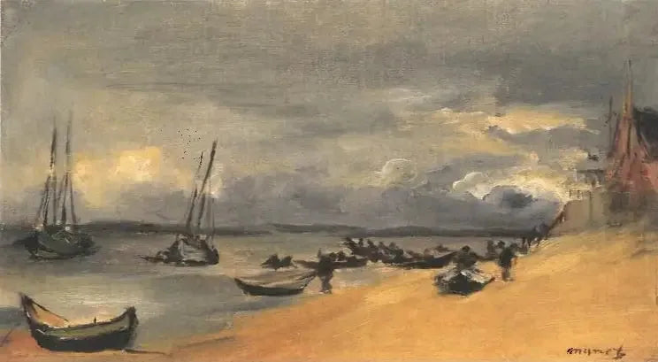 Marine, Arcachon, ukkossää - Édouard Manet