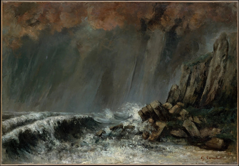 Meri: Merituuli - Gustave Courbet