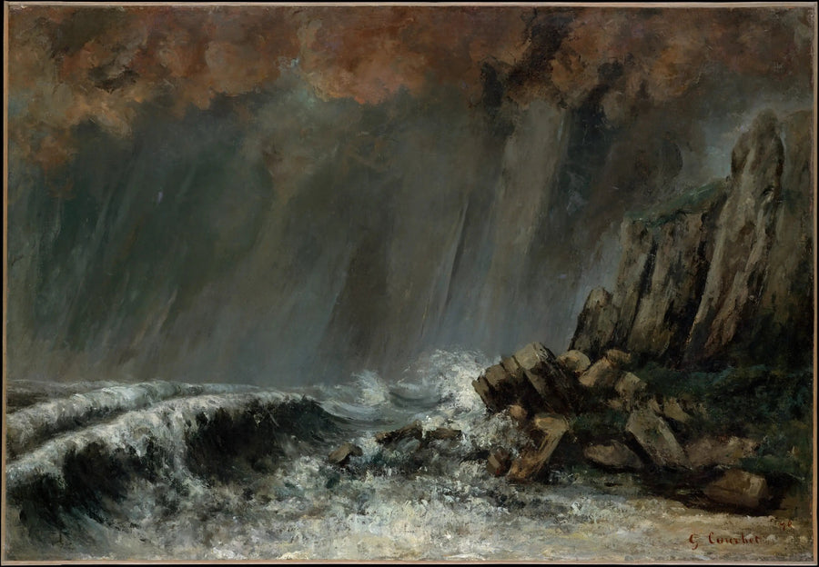 Meri: Merituuli - Gustave Courbet