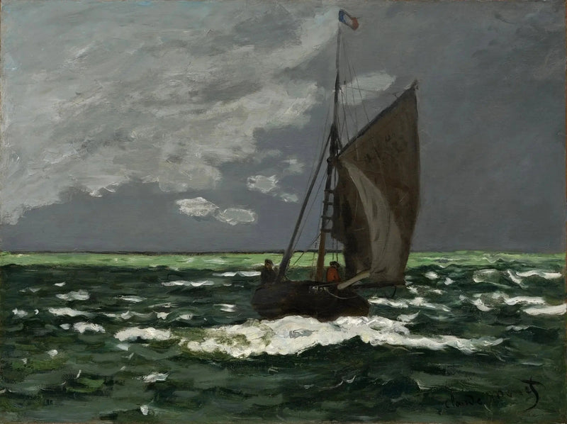 Laivasto, myrsky W86 - Claude Monet